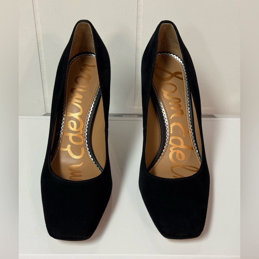 Sam Edelman Black Suede Heels